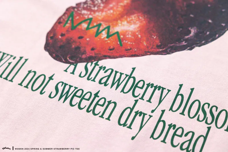 WODEN 2024 Spring & Summer 032 Strawberry Pic Tee