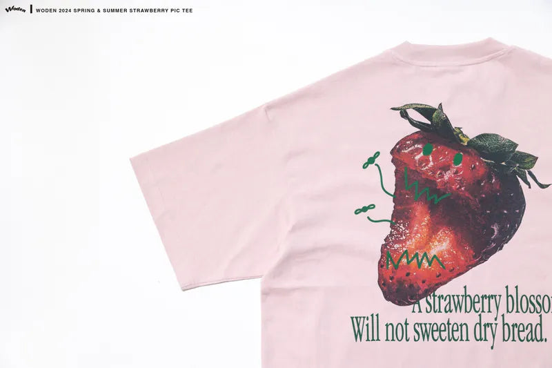 WODEN 2024 Spring & Summer 032 Strawberry Pic Tee