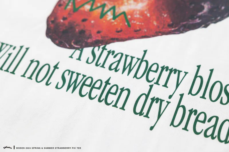 WODEN 2024 Spring & Summer 032 Strawberry Pic Tee