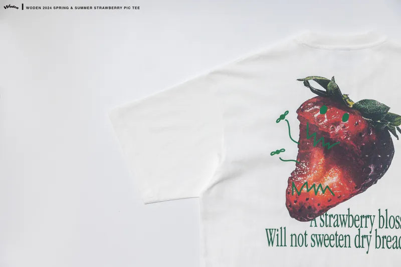 WODEN 2024 Spring & Summer 032 Strawberry Pic Tee