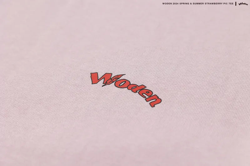 WODEN 2024 Spring & Summer 032 Strawberry Pic Tee