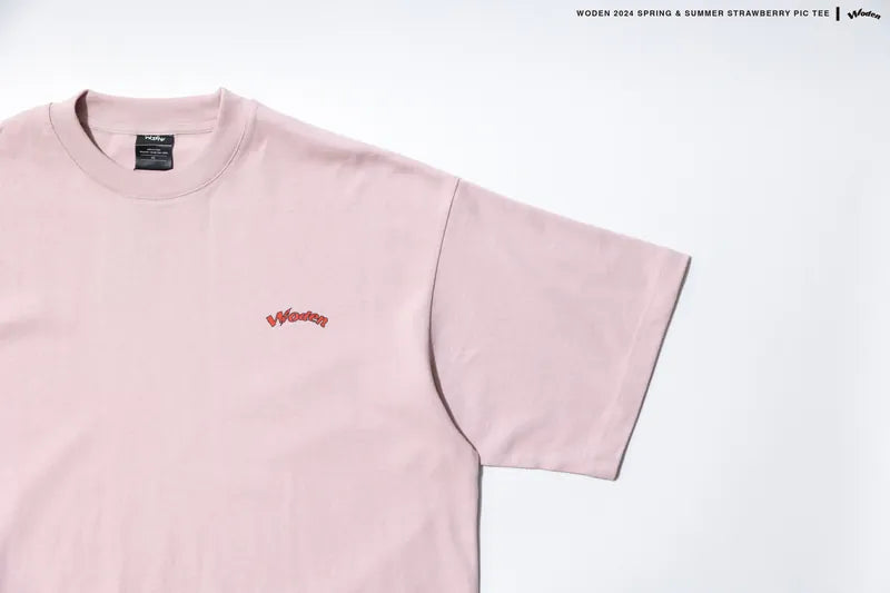 WODEN 2024 Spring & Summer 032 Strawberry Pic Tee
