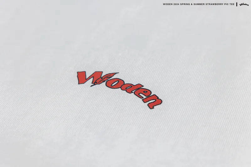 WODEN 2024 Spring & Summer 032 Strawberry Pic Tee