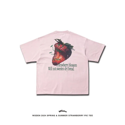 WODEN 2024 Spring & Summer 032 Strawberry Pic Tee