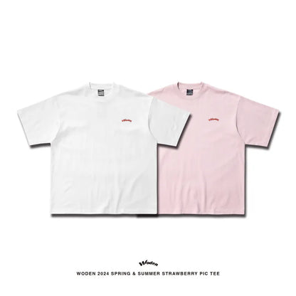 WODEN 2024 Spring & Summer 032 Strawberry Pic Tee