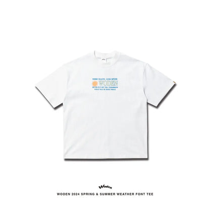 WODEN 2024 Spring & Summer 054 Weather Font Tee
