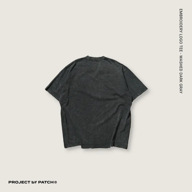 P.B.P - EMBROIDERY LOGO TEE 水洗款