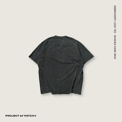 P.B.P - EMBROIDERY LOGO TEE 水洗款