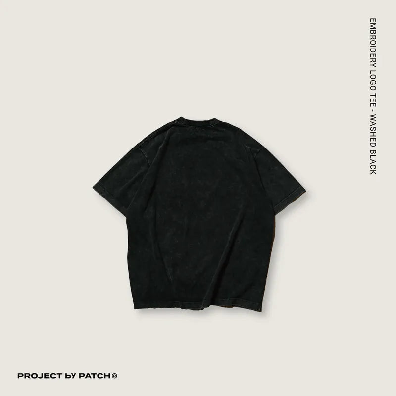 P.B.P - EMBROIDERY LOGO TEE 水洗款