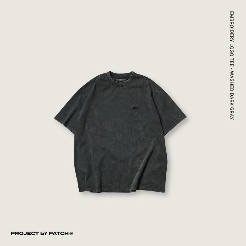 P.B.P - EMBROIDERY LOGO TEE 水洗款