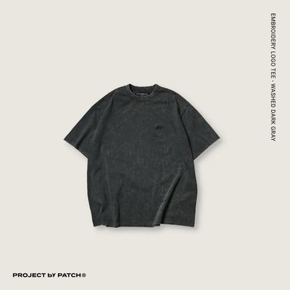 P.B.P - EMBROIDERY LOGO TEE 水洗款