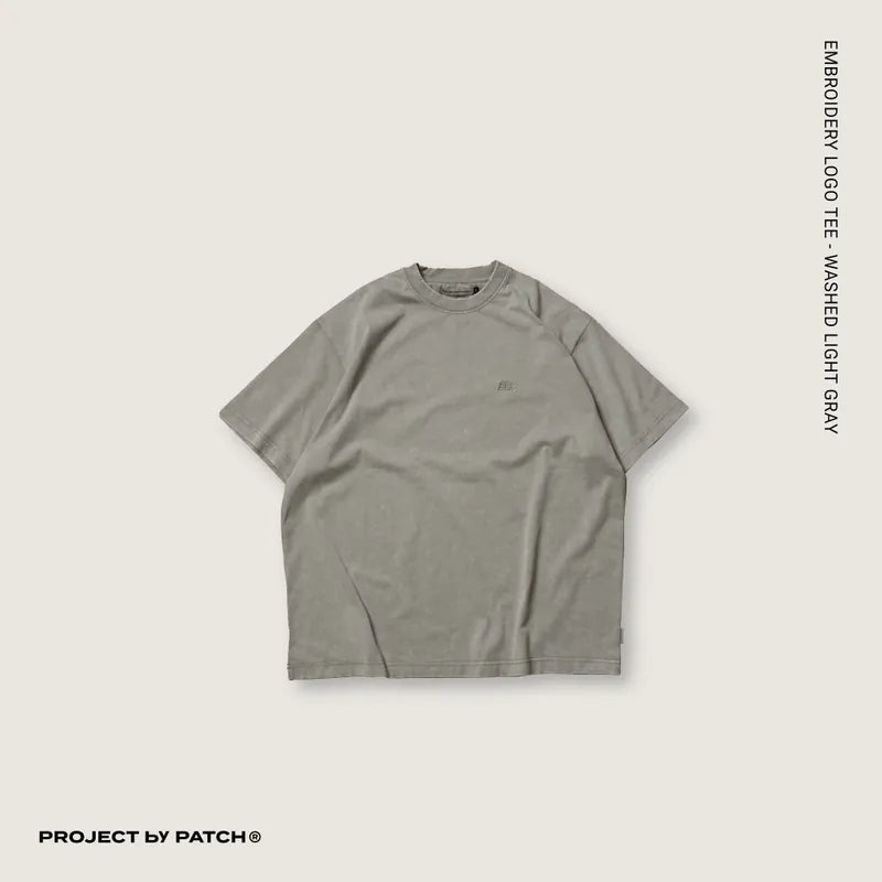 P.B.P - EMBROIDERY LOGO TEE 水洗款