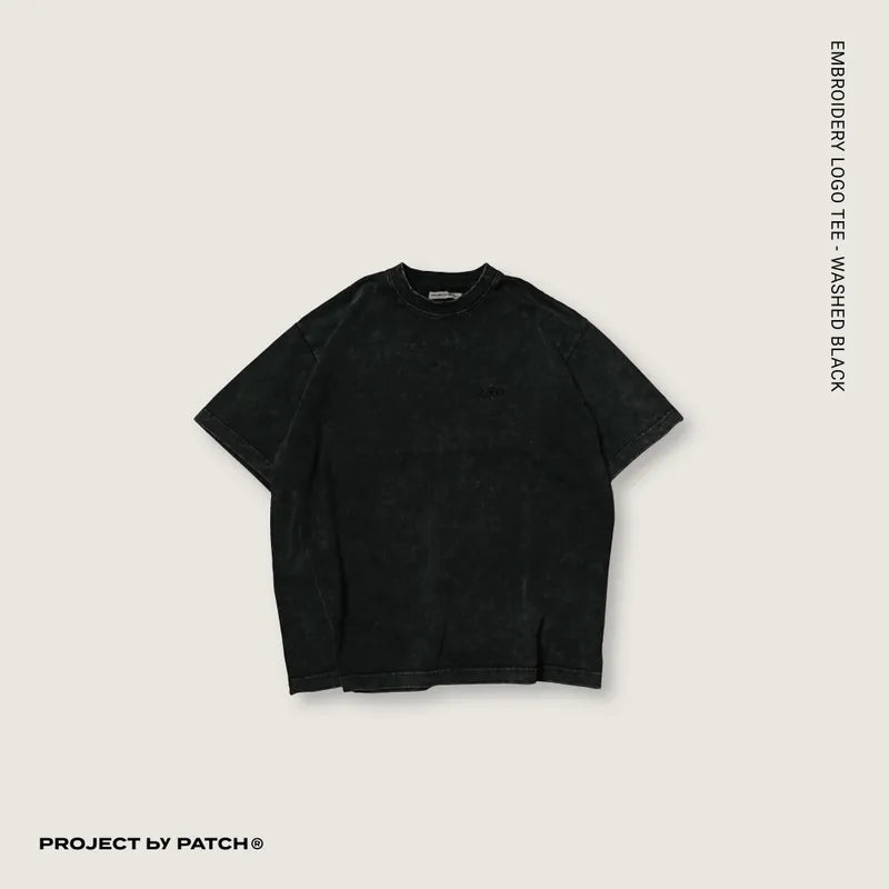 P.B.P - EMBROIDERY LOGO TEE 水洗款