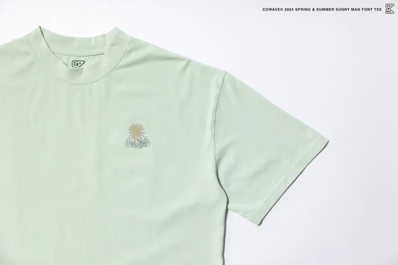 COWAVE 24SS Sunny man font tee
