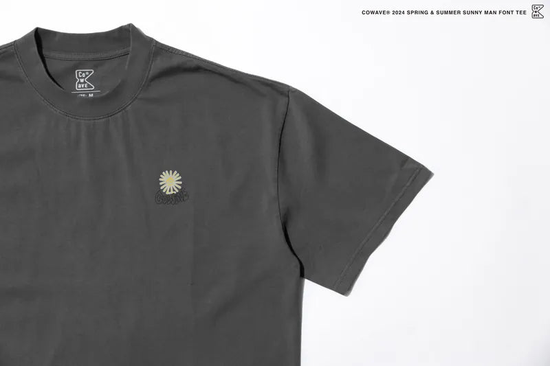 COWAVE 24SS Sunny man font tee