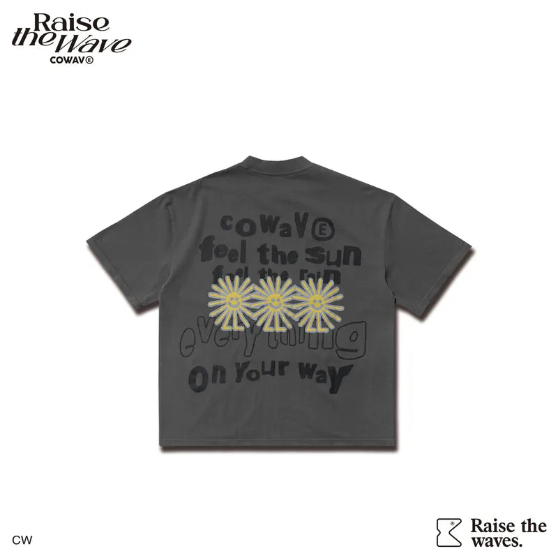 COWAVE 24SS Sunny man font tee