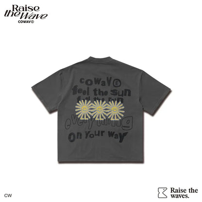 COWAVE 24SS Sunny man font tee
