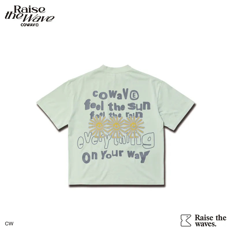 COWAVE 24SS Sunny man font tee