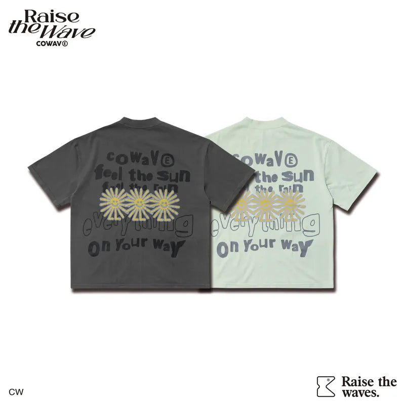 COWAVE 24SS Sunny man font tee