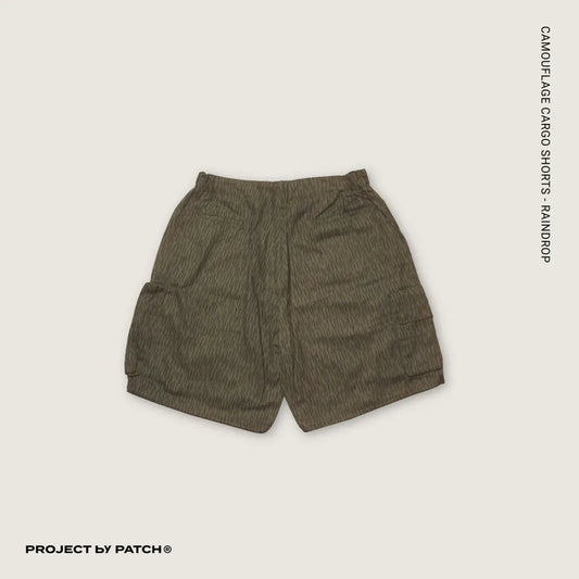 P.B.P CAMOUFLAGE CARGO SHORTS