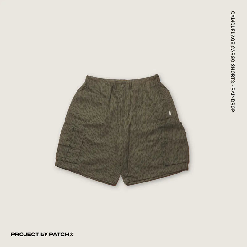 P.B.P CAMOUFLAGE CARGO SHORTS