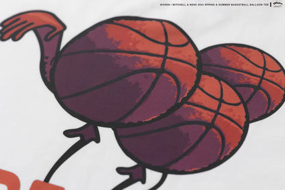 WODEN / Mitchell & Ness 2024 Spring & Summer 078 Basketball Balloon tee