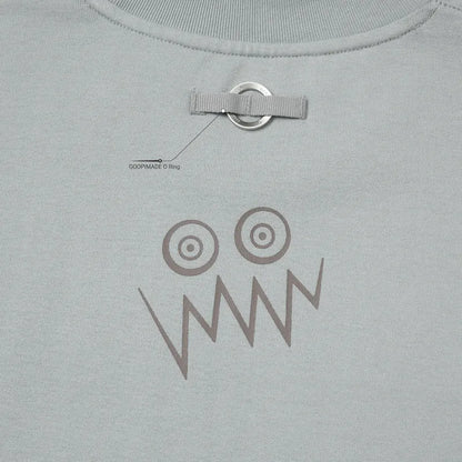 AES x GOOPiMADE x T9G “G.A.T-01T” Oversized Tri-Logo Tee - L-Gray