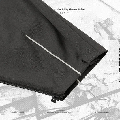 AES x GOOPiMADE “G.A.T-01J” Synchronize Utility Kimono Jacket - Shadow