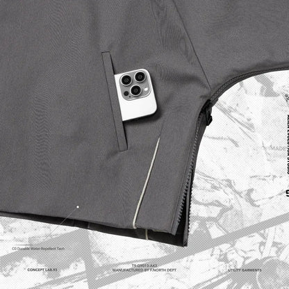 AES x GOOPiMADE “G.A.T-01J” Synchronize Utility Kimono Jacket - Gray