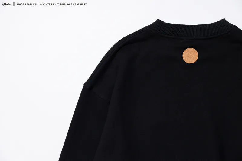 WODEN 2024 FALL &WINTER 032 KNIT RIBBING SWEATSHIRT