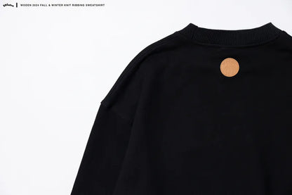 WODEN 2024 FALL &WINTER 032 KNIT RIBBING SWEATSHIRT