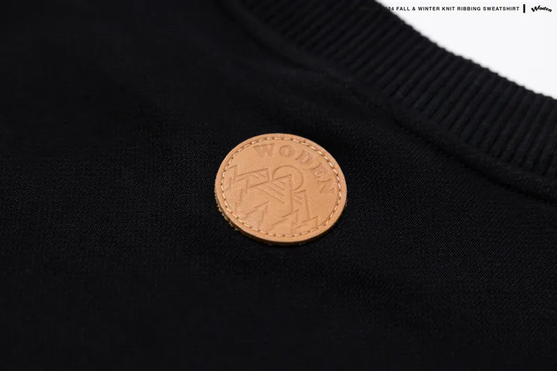 WODEN 2024 FALL &WINTER 032 KNIT RIBBING SWEATSHIRT