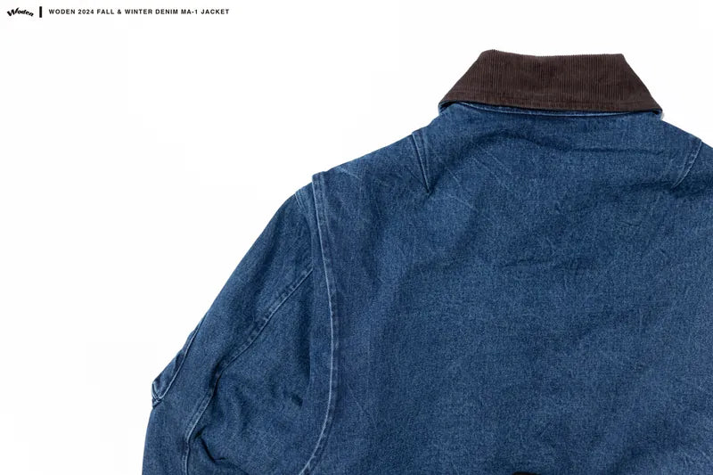 WODEN 2024 FALL & WINTER 031 DENIM MA-1 JACKET