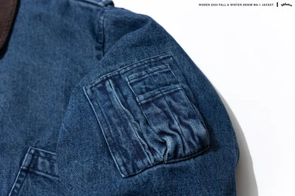 WODEN 2024 FALL & WINTER 031 DENIM MA-1 JACKET