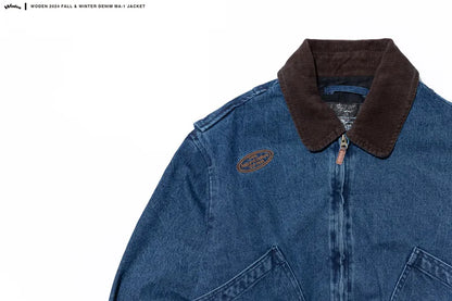 WODEN 2024 FALL & WINTER 031 DENIM MA-1 JACKET