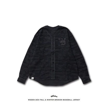 WODEN 2024 Fall & Winter 034 Broken Baseball Jersey