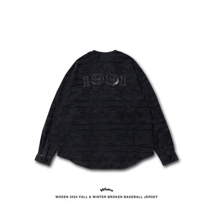 WODEN 2024 Fall & Winter 034 Broken Baseball Jersey