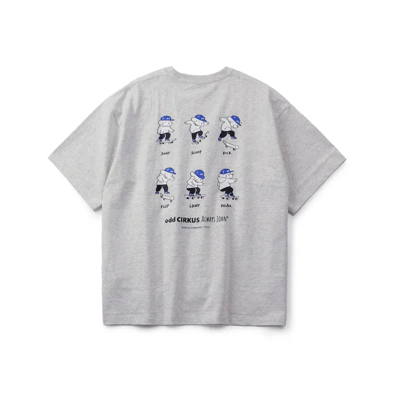 Filter017 odd X JOHN圖像短Tee(豚跳款)