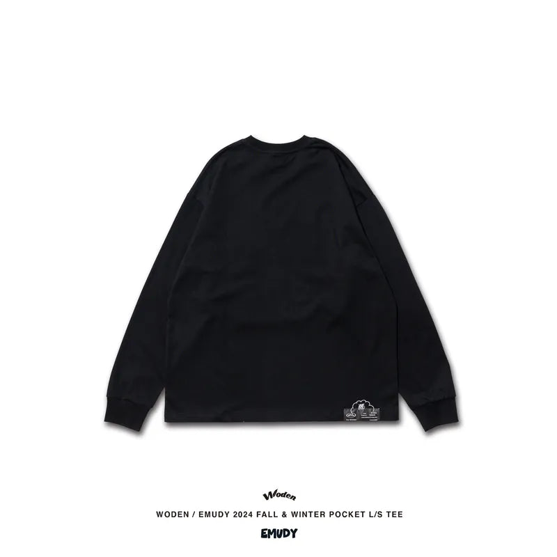 WODEN® / Emudy 2024 Fall & Winter 038 Pocket L/S Tee