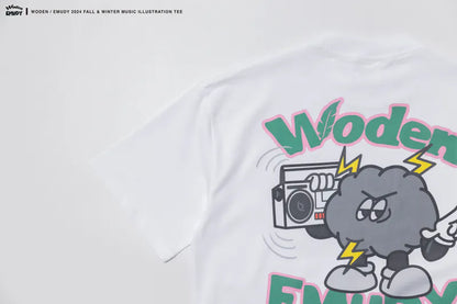 WODEN® / Emudy 2024 Fall & Winter 037 Music illustration Tee