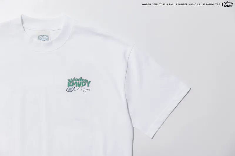 WODEN® / Emudy 2024 Fall & Winter 037 Music illustration Tee