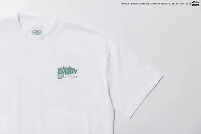 WODEN® / Emudy 2024 Fall & Winter 037 Music illustration Tee