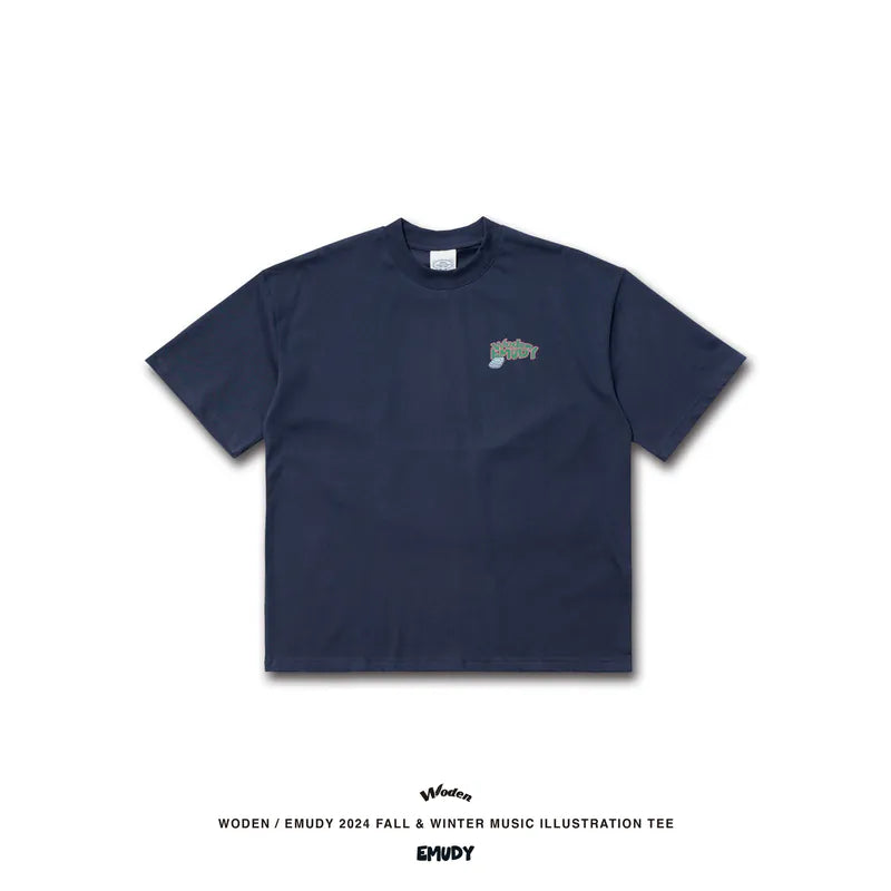 WODEN® / Emudy 2024 Fall & Winter 037 Music illustration Tee