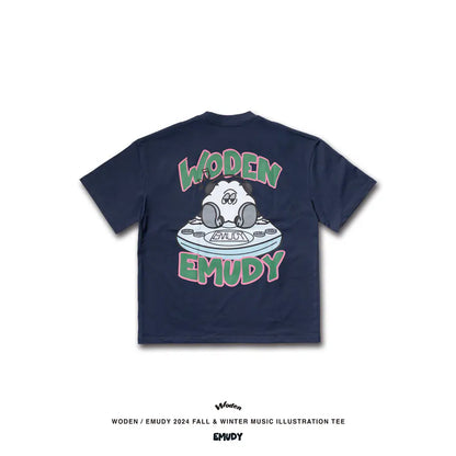 WODEN® / Emudy 2024 Fall & Winter 037 Music illustration Tee