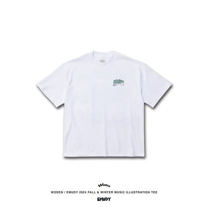WODEN® / Emudy 2024 Fall & Winter 037 Music illustration Tee