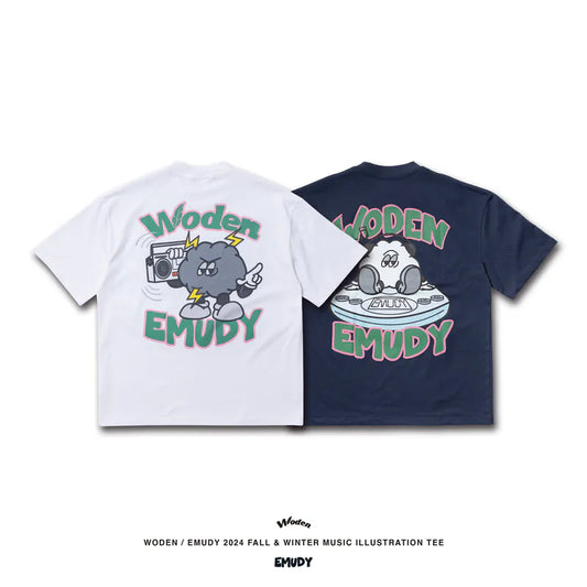 WODEN® / Emudy 2024 Fall & Winter 037 Music illustration Tee