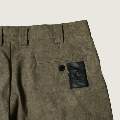 P.B.P LOOSE-FIT WASHED TROUSERS
