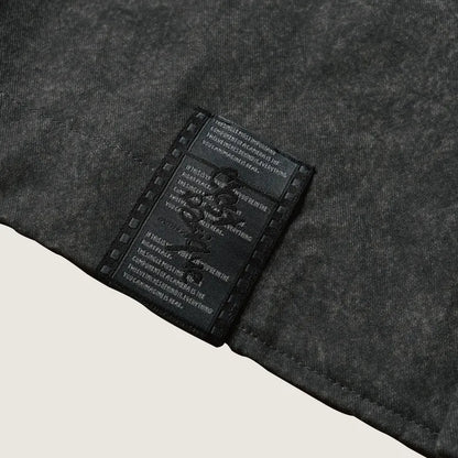 P.B.P LOOSE-FIT WASHED BLAZER