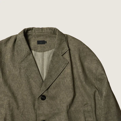P.B.P LOOSE-FIT WASHED BLAZER
