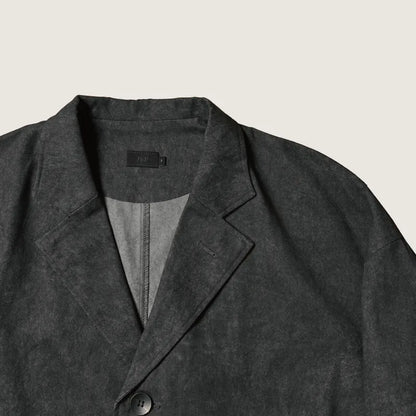 P.B.P LOOSE-FIT WASHED BLAZER